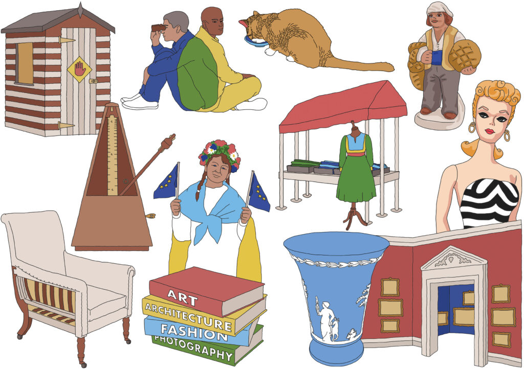 Spot illustrations for 'The Passage of Time, Dream Palaces and other poems' by Val Jones