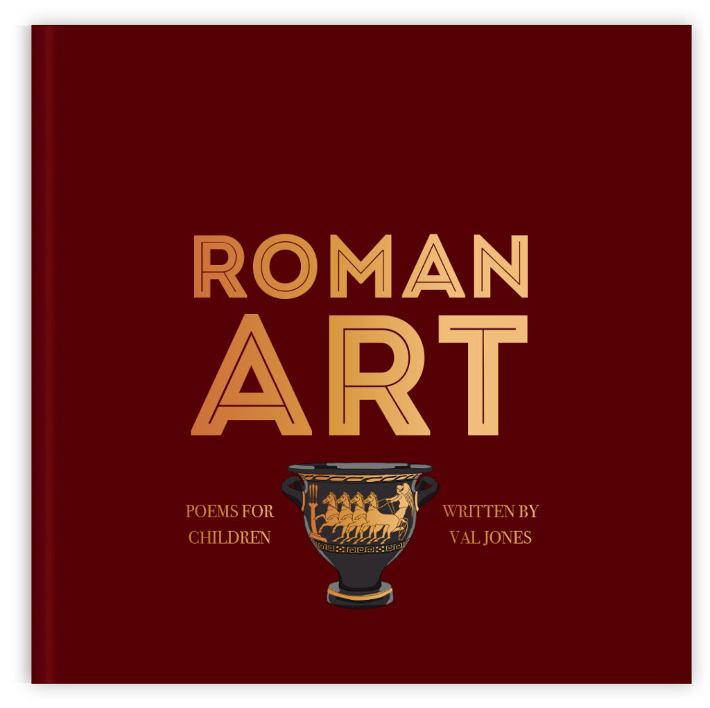 Poems for Children: Roman Art by Val Jones – cover design
