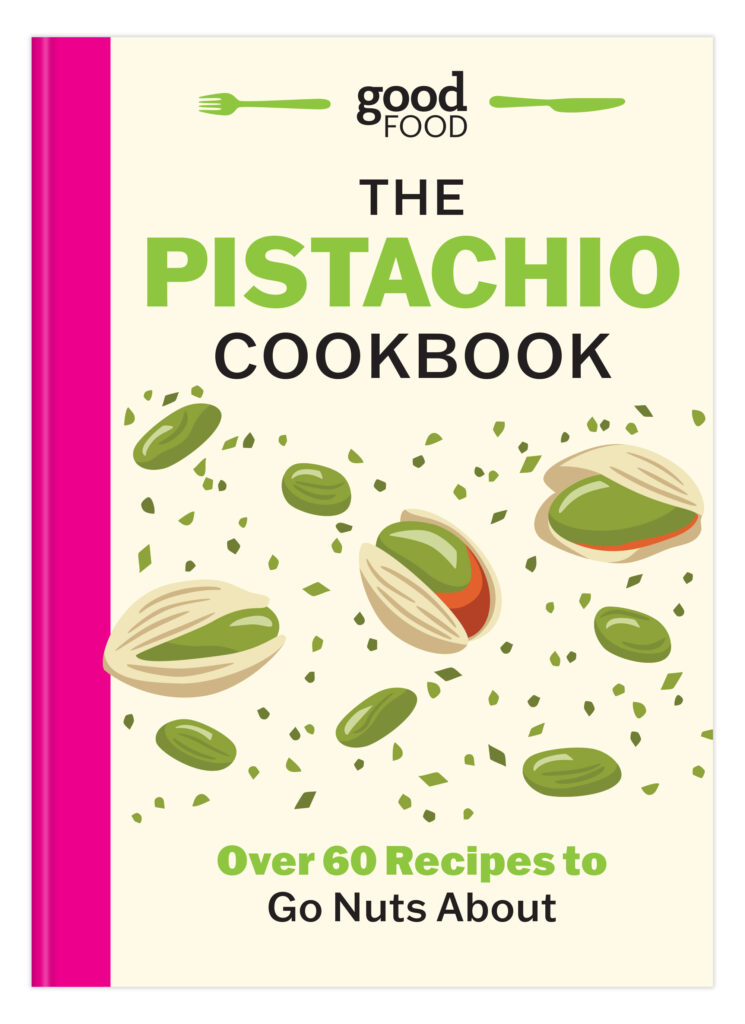 Cover Illustration for The Pistachio Cookbook publishing 08/07/27 Hamlyn, Octopus Publishing Group